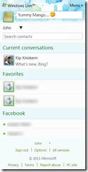 Windows Live Messenger Mobile Web