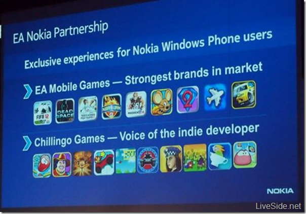 EA Games for Windows Phone