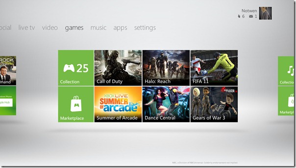 Xbox 360 Fall 2011 Dashboard Update
