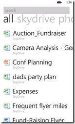 SkyDrive Search