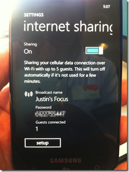 Internet Sharing