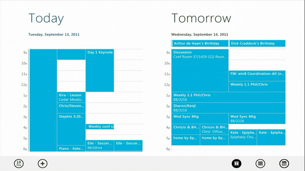 A closer look at Windows Live Metro style apps on Windows 8 Mail and
