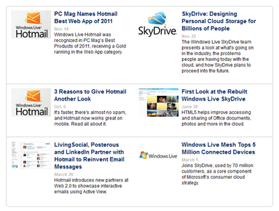 news center windows live page