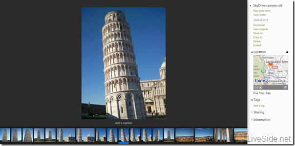 SkyDrive Geotag Support