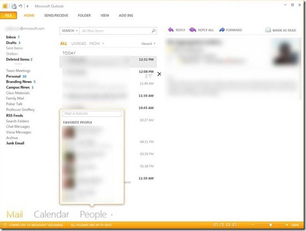 Outlook 15 with Metro UI