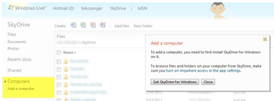 skydrive add english