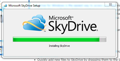 skydrive app setup