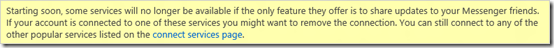 Web Activities discontinued