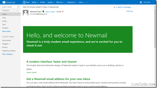 Newmail - Message