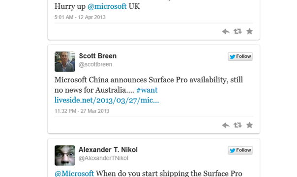 surface tweet