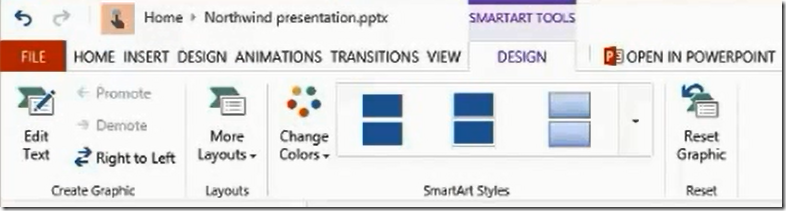 PowerPoint Web App - SmartArt