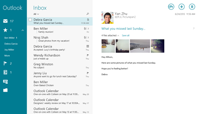 Sneak Peek at all new Windows 8.1 Mail, Calendar and People apps