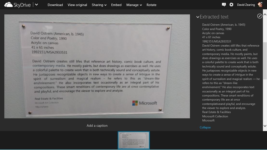 SkyDrive Extracted text