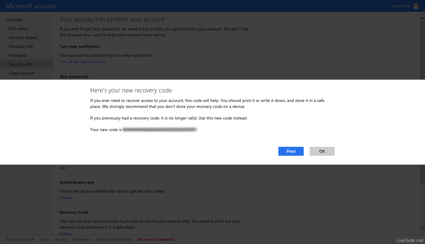 New account recovery options - Microsoft account will also add a new method...
